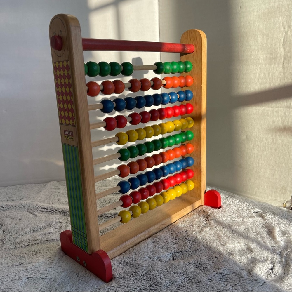 Colorful Wooden Abacus by Edu Fun